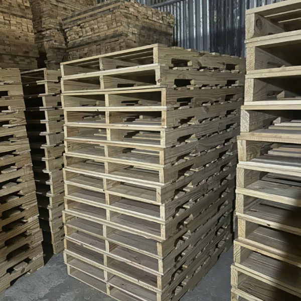 PALLET GỖ XUẤT KHẨU 1030mm x 1030mm x 128mm